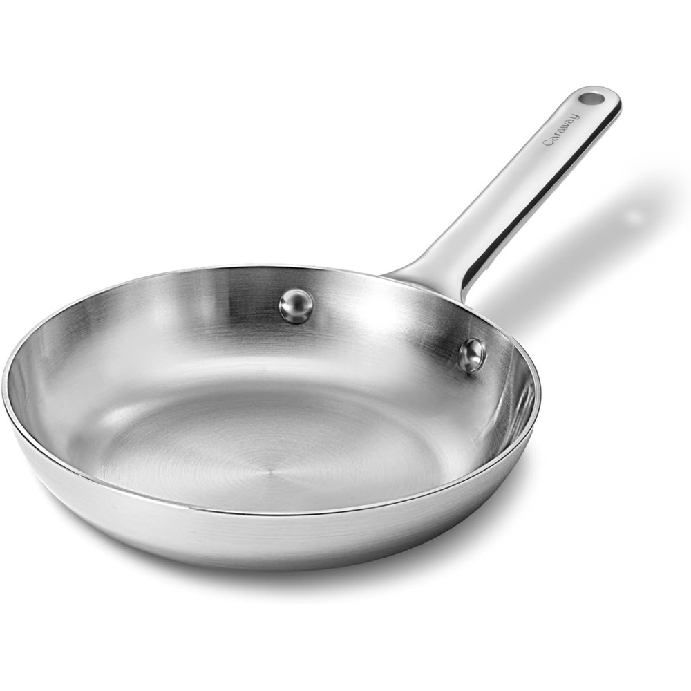 CARAWAY STAINLESS STEEL 8” NON-STICK FRY PAN. PRICE FIRM.